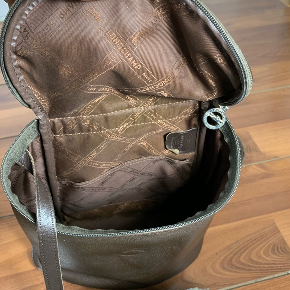 Longchamp small leather backpack - Picture 10 of 12